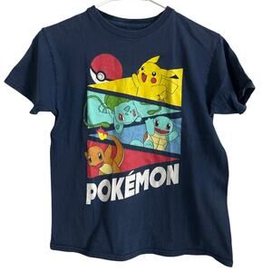 Old Navy Boys Pokemon Graphic Tee Shirt Navy Large 10-12